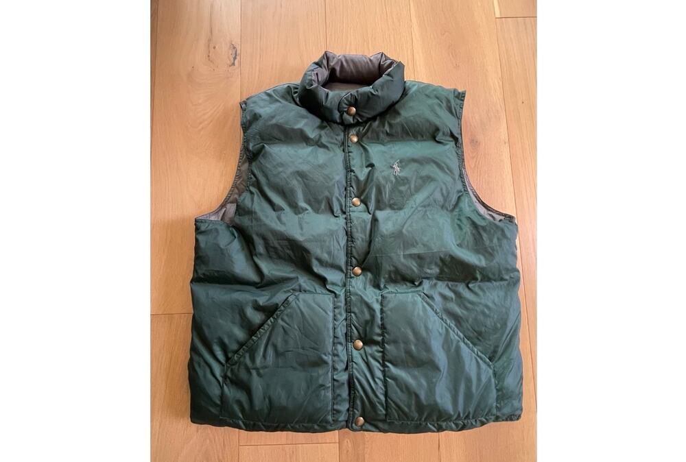 Men's Polo by Ralph Lauren Reversible Down Puffer Vest XL
